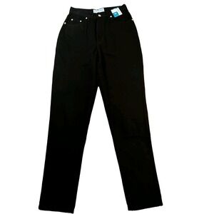 La Blues Women's Mom Jeans Classic Fit Black New With Tags Size 10 Tall NWT
